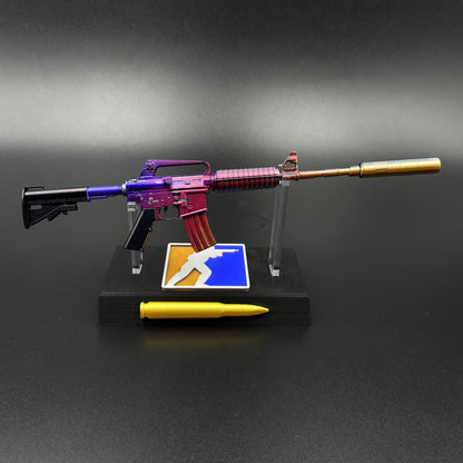 Hot Game CS Fade Tiny M4A1-S Metal Replica For Collectible