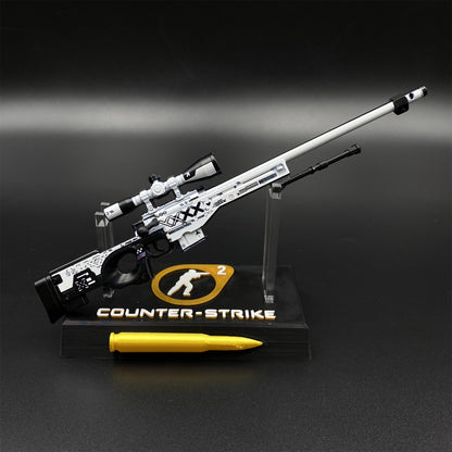 CS2 Game Peripheral - AWP Printstream Miniature Replica Game Prop Collectible