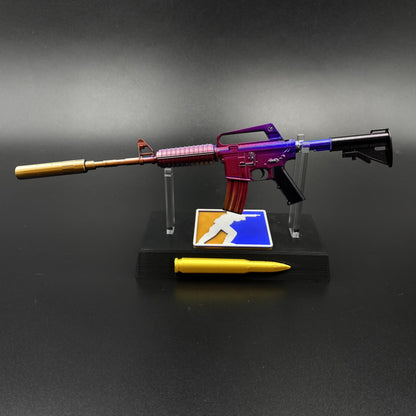 Hot Game CS Fade Tiny M4A1-S Metal Replica For Collectible