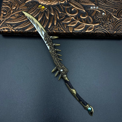 Mortal Cultivation Biography- Handmade "Golden Mother-Son Spirit Blade" is perfectly restored Han Li weapon replica