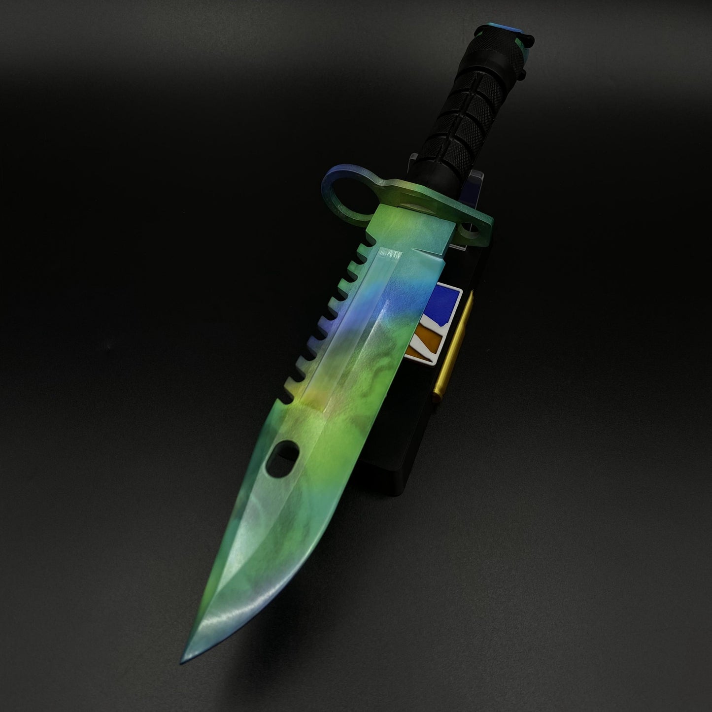Life-Size CS2 Doppler Phase 2 Bayonet Collectible Model 420 Steel Dull Blade Replica