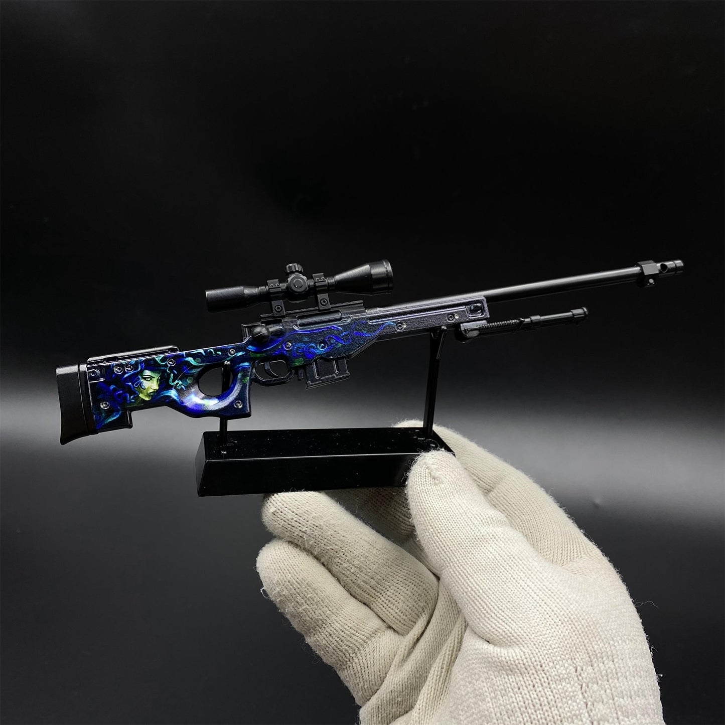 Hot Game CS2 Medusa AWP Metal Replica Game Prop Collectible