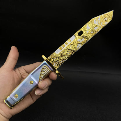 DF Dragon Tooth Knife Metal Blunt Prop 26CM/10.2"