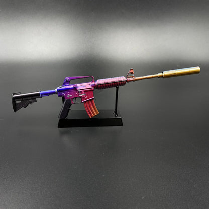 Hot Game CS Fade Tiny M4A1-S Metal Replica For Collectible