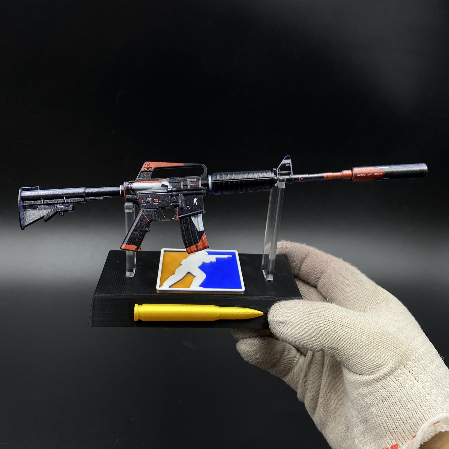 CS M4A1‑S Cyrex Metal Gun Replica for Collectible