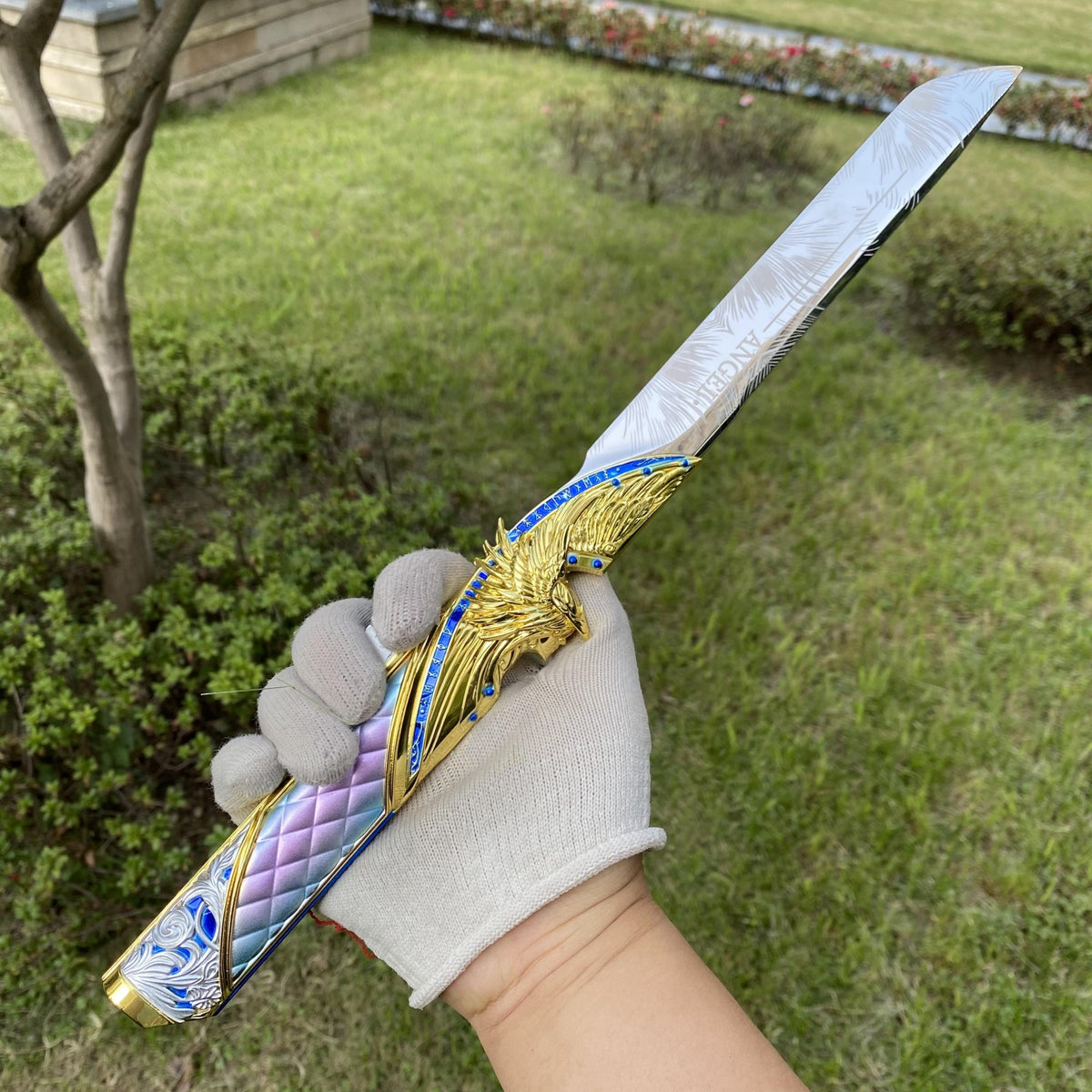Delta Action Dark Star Angel & Demon Twin Knives Replica 40CM/15.74" - Dull Blade Collectibles