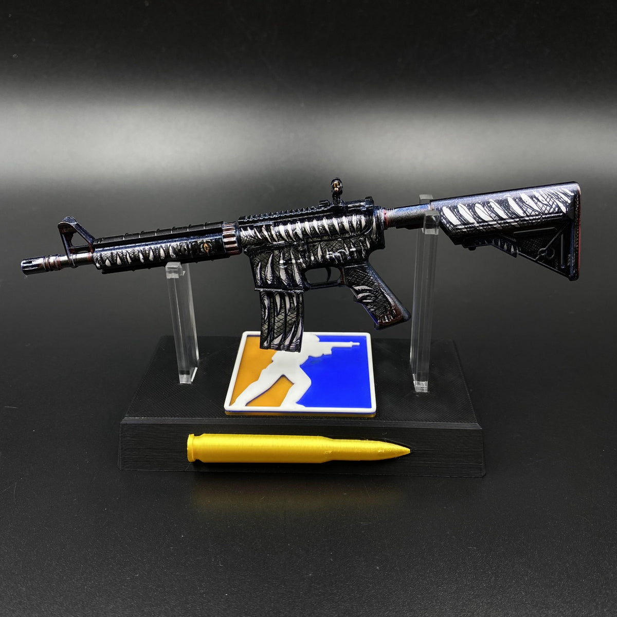 CS Hot Skin M4A4 Zubastick Miniature Mini Metal Replica For Collectible