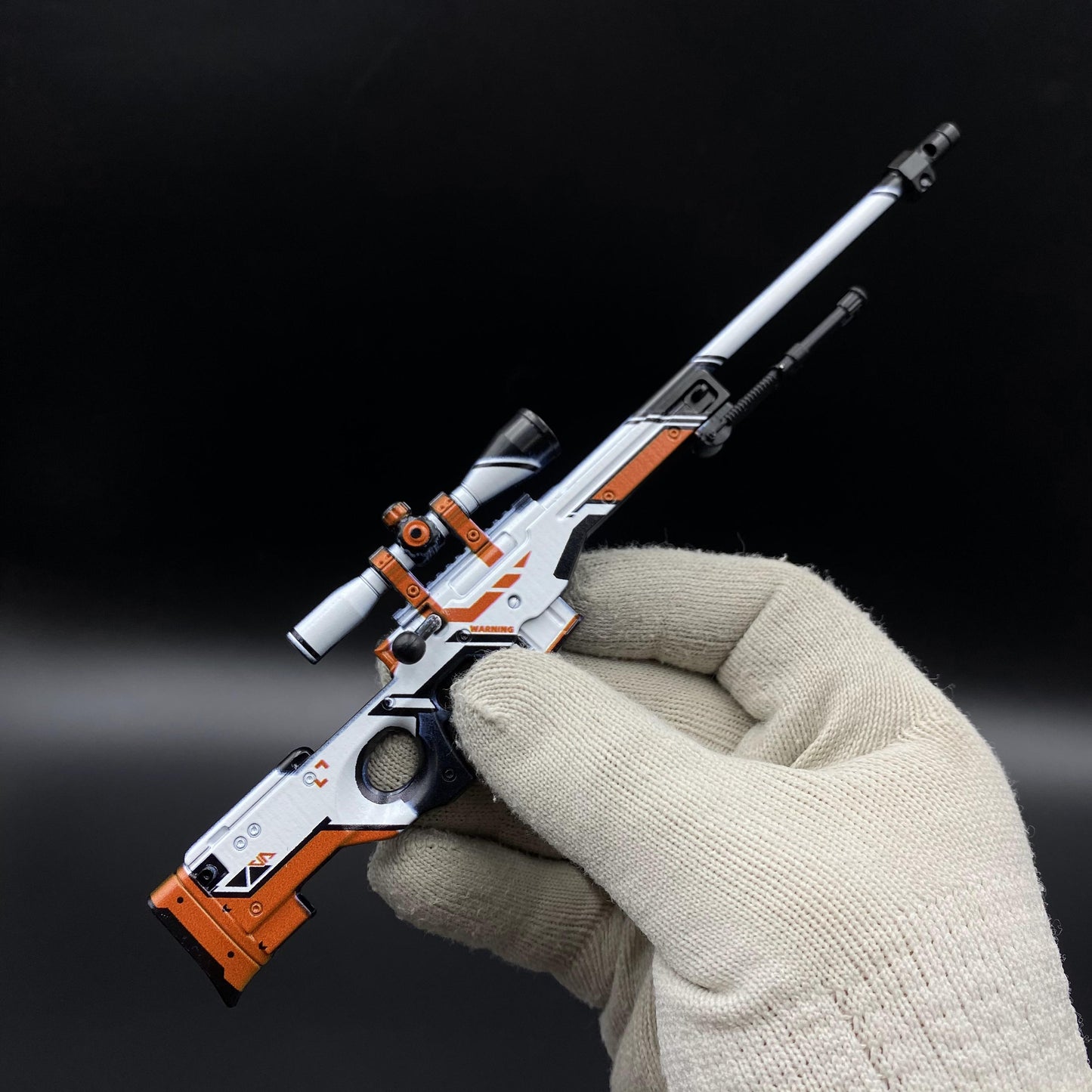 Hot Game CS2 Tiny Gun Asiimov AWP Metal Replica Game Prop Collectible