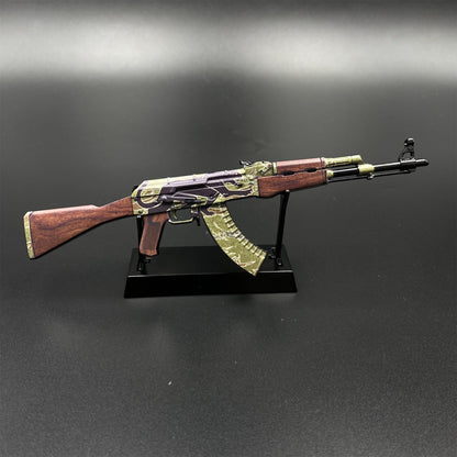 Tiny AK-47 Jaguar Miniature Metal CSGO Fan Art For Display