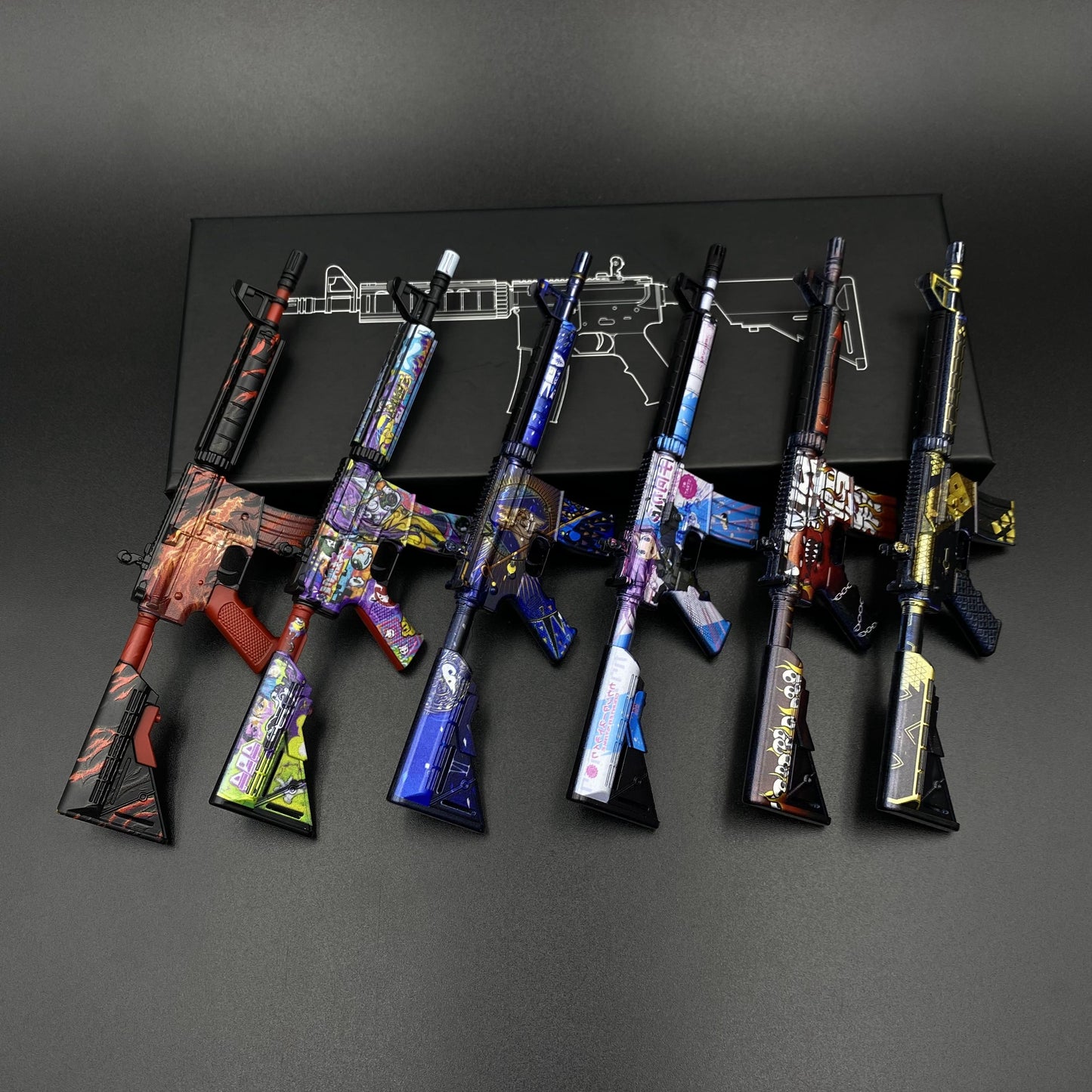 CS2 Hot Game Skin - M4A4 Gun Mini Metal Replica For Collectible
