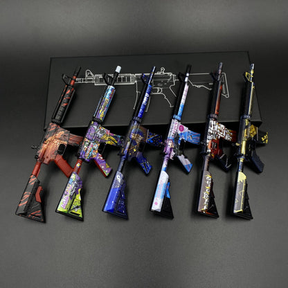 CS2 Hot Game Skin - M4A4 Gun Mini Metal Replica For Collectible