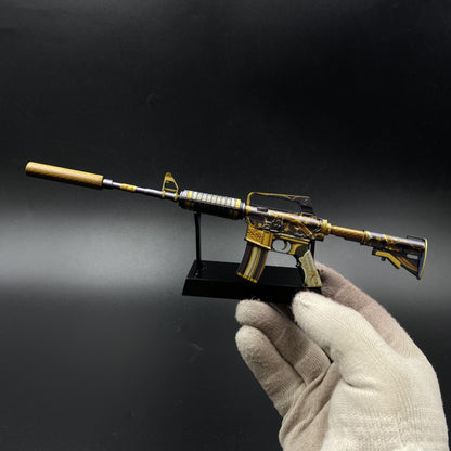 CS Golden Coil M4A1-S Metal Replica Game Prop Collectible
