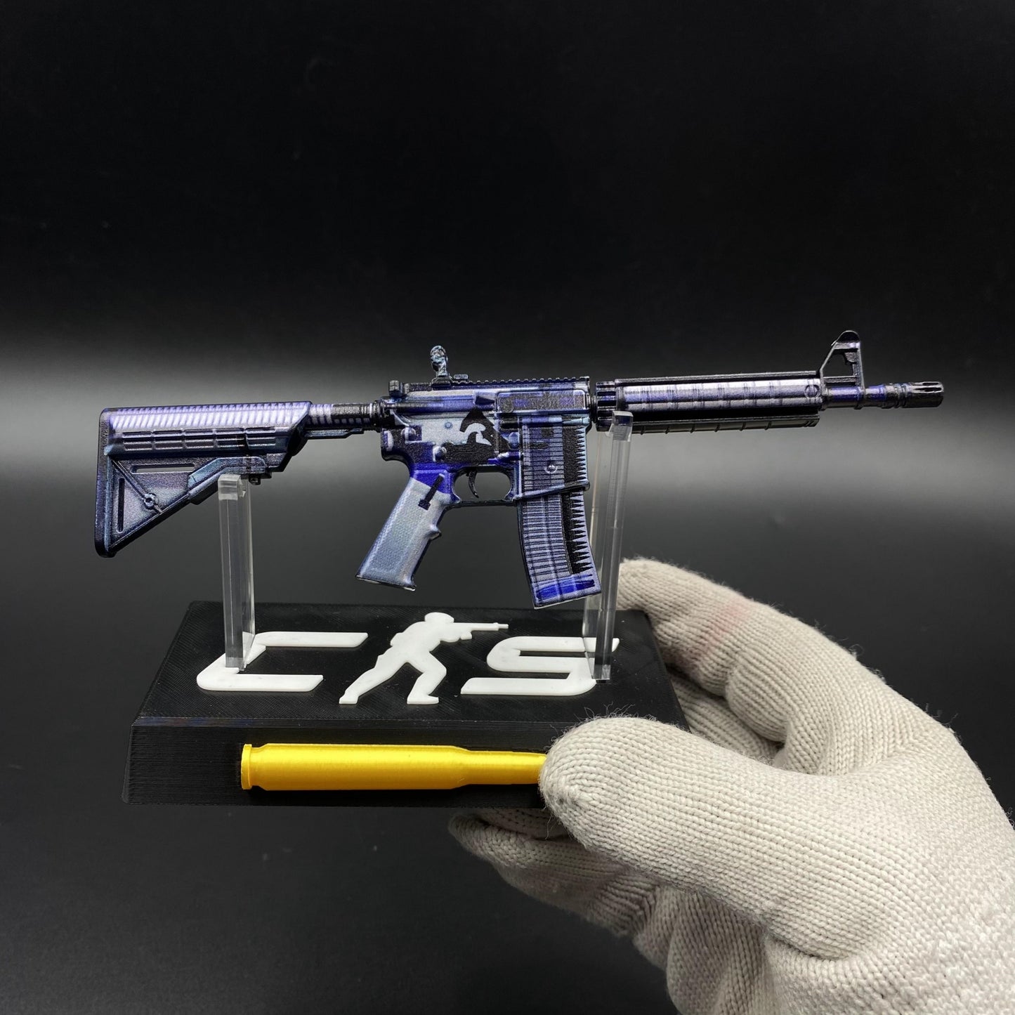 CS Game Skin M4A4 X‑Ray Mini Metal Game Replica For Collection