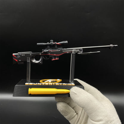 Hot Game CS2 Red Line AWP Metal Replica Game Prop Collectible