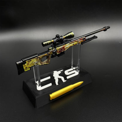 CS2 Game Peripheral - Dragon Lore AWP Metal Replica Game Prop Collectible