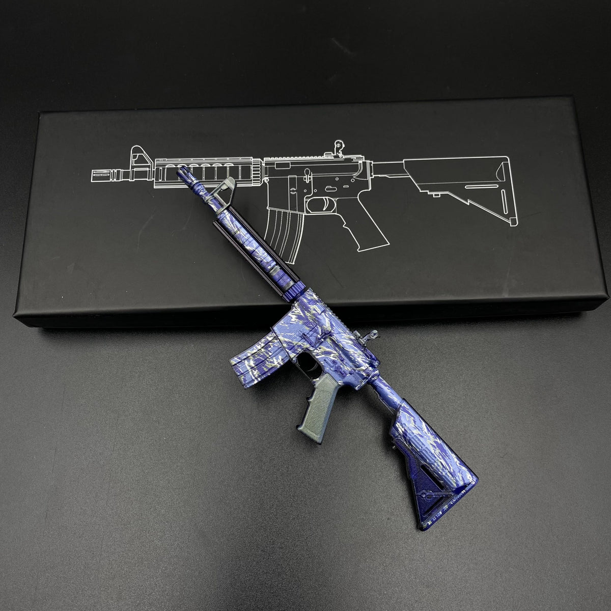 M4A4 Naval Shred Camo Gun CS2 Game Replica For Collectible