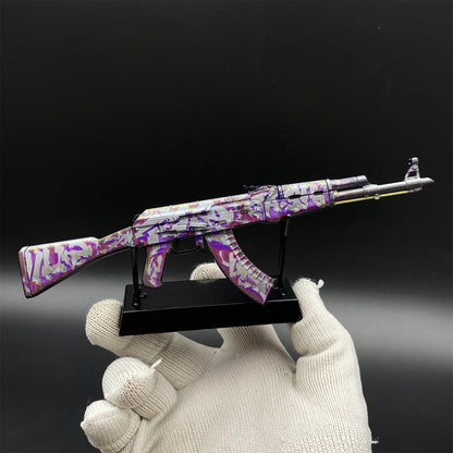 Hot Game CS2 AK47 Head Shot Skin Metal Replica Game Prop Collectible