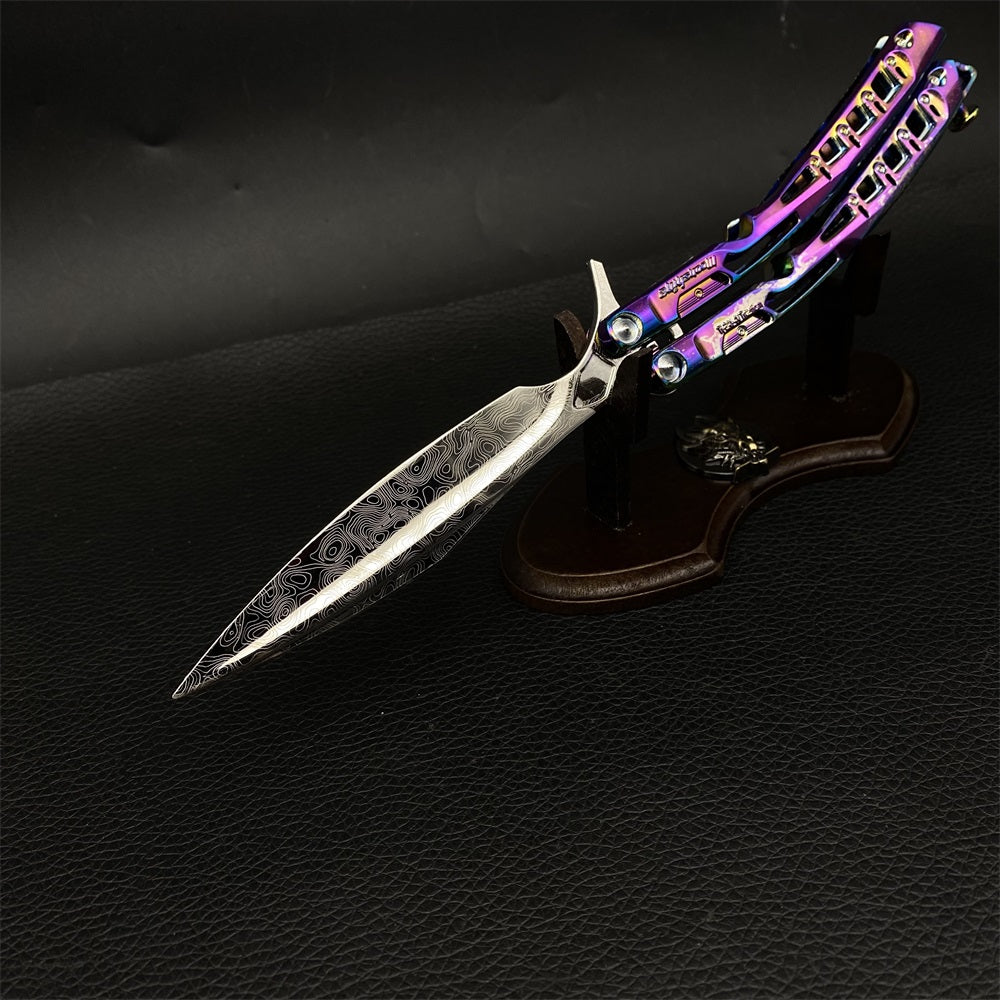Arena Berakout Neon Phantom Butterfly Knife Replica For Collection