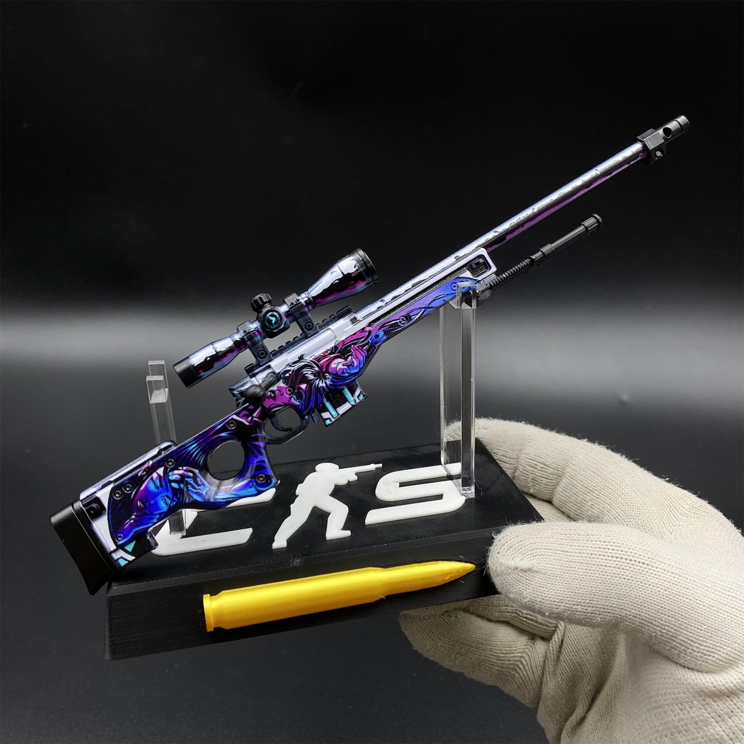 Hot Game CS2 Neo-Noir AWP Metal Replica Game Prop Collectible