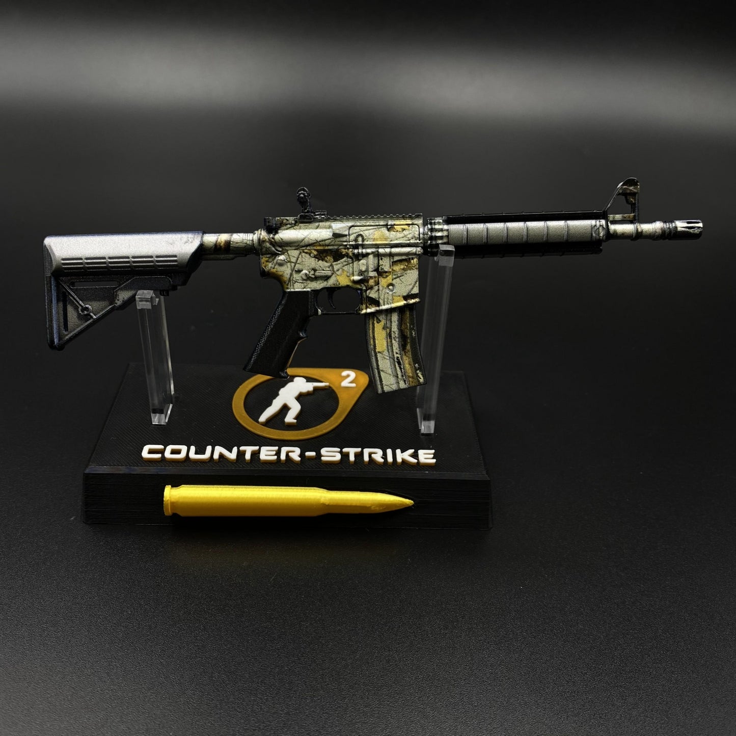 CS Hot Skin M4A4 Modern Hunter Mini Metal Replica For Collectible