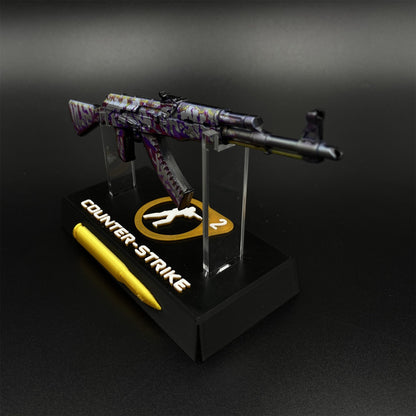 Hot Game CS2 AK47 Head Shot Skin Metal Replica Game Prop Collectible