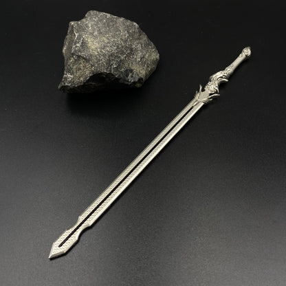 Qingyang Sword from Cang Yuantu Mini Metal Anime Sword Collectible Prop