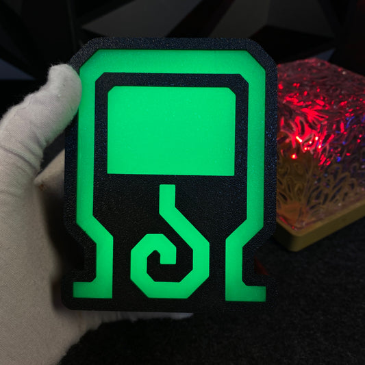 3D Printed Monster Mega Potion Gamer Potion Symbol LED Night Light, Game Room Decor Gift