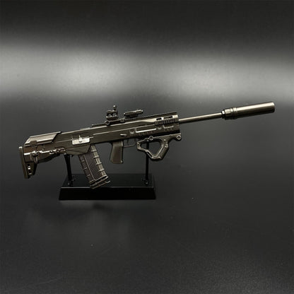 DF Tactical ASh-12 Assault Rifle Metal Miniature Modernized Tiny Gun