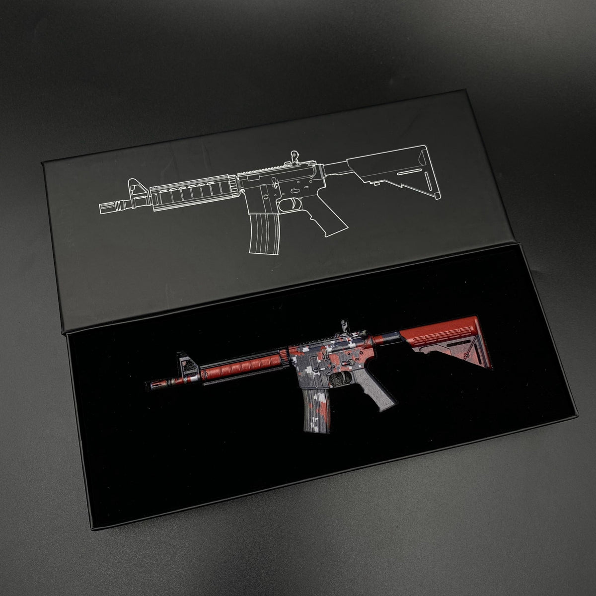M4A4 Red DDPAT Gun CS2 Game Replica For Collectible
