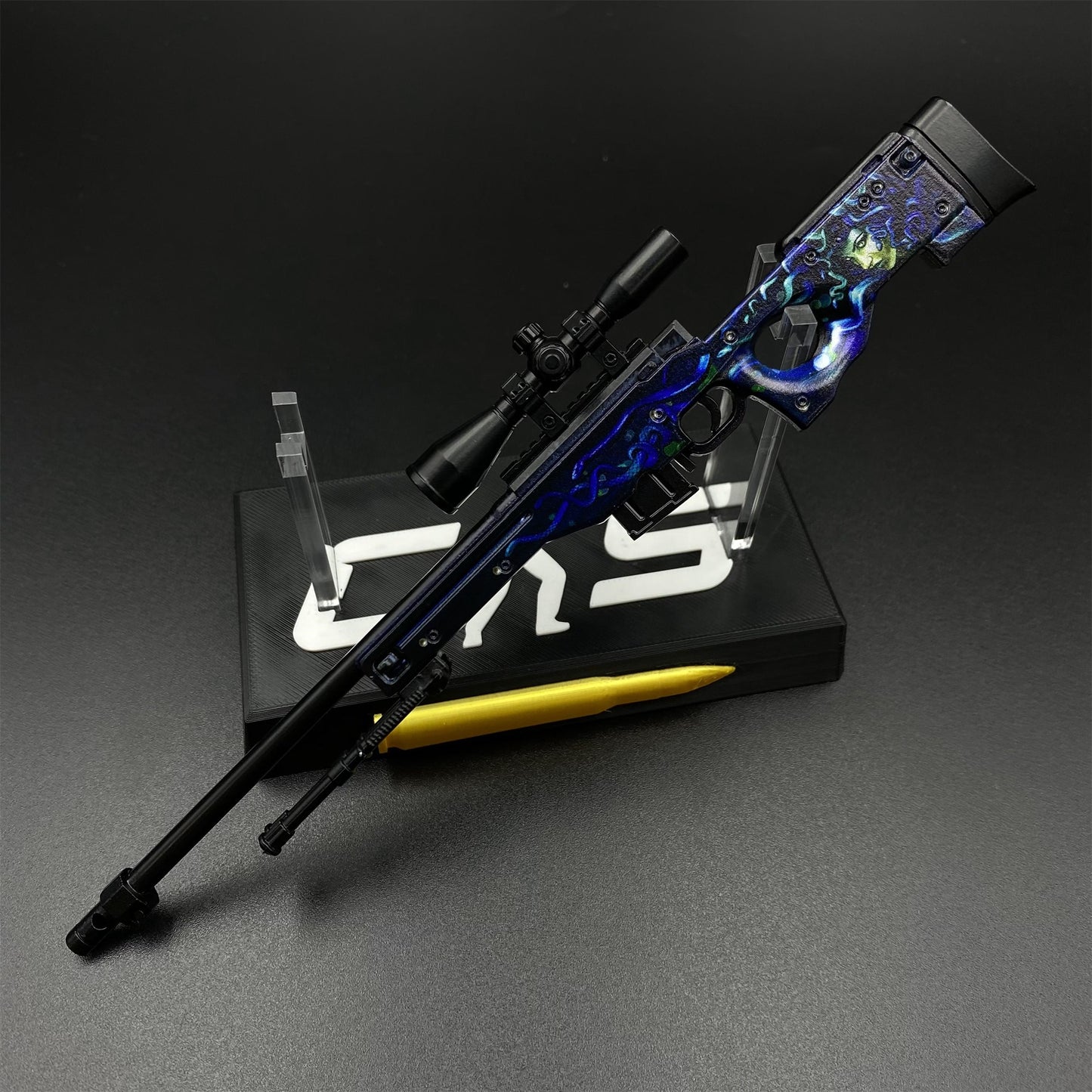 Hot Game CS2 Medusa AWP Metal Replica Game Prop Collectible