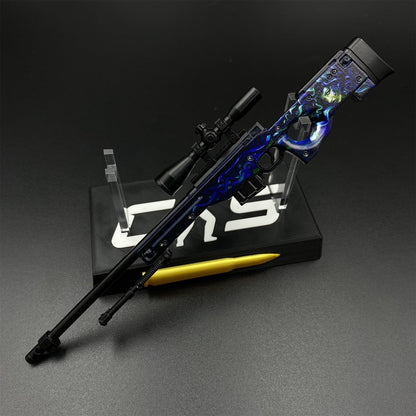 Hot Game CS2 Medusa AWP Metal Replica Game Prop Collectible