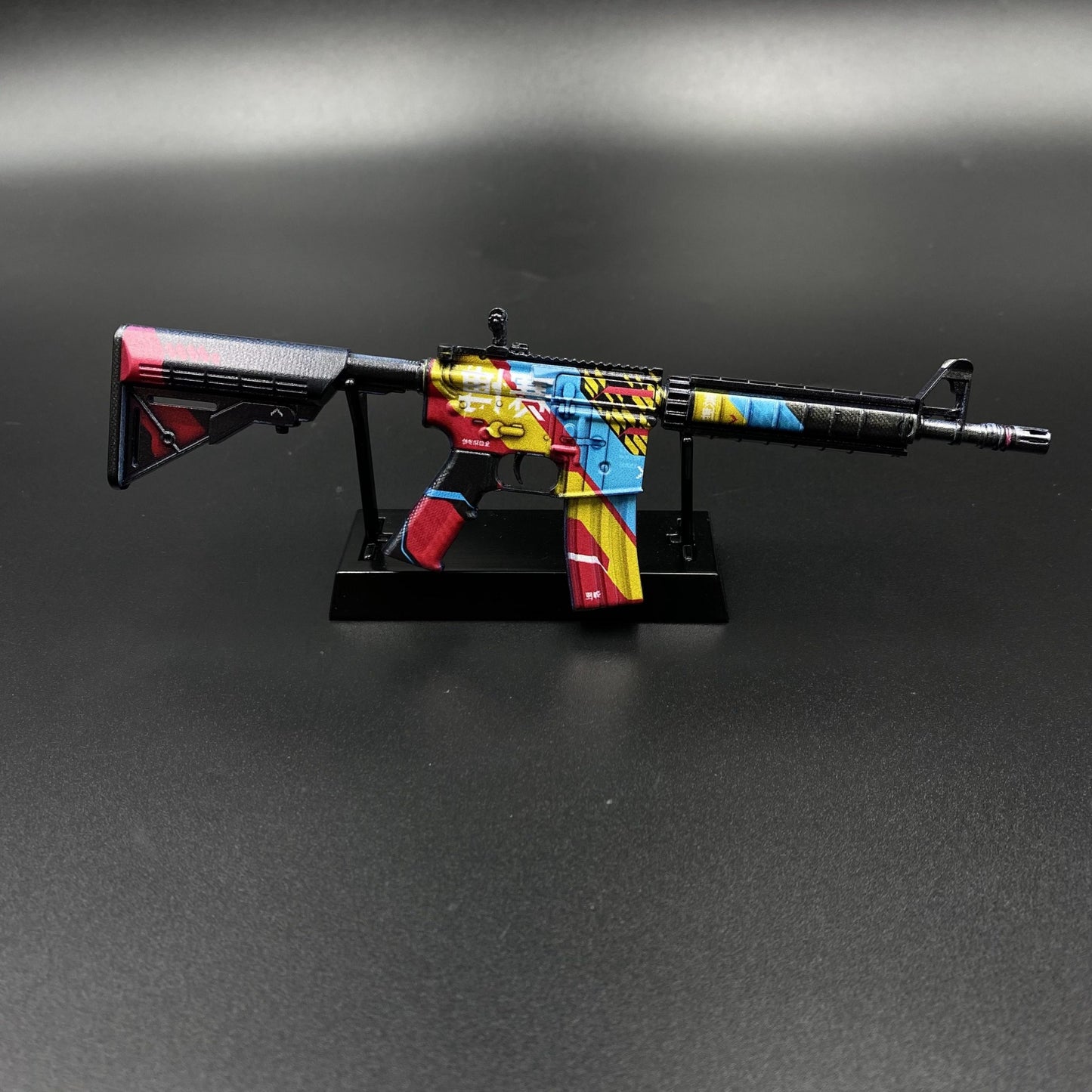 CS Game Skin M4A4 Cyber Mini Metal Game Replica For Collection