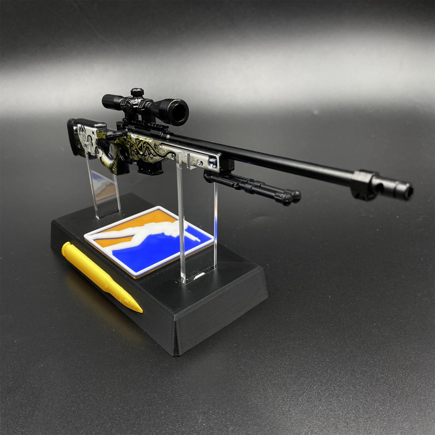 Hot Game CS2 Worm God AWP Metal Replica Game Prop Collectible