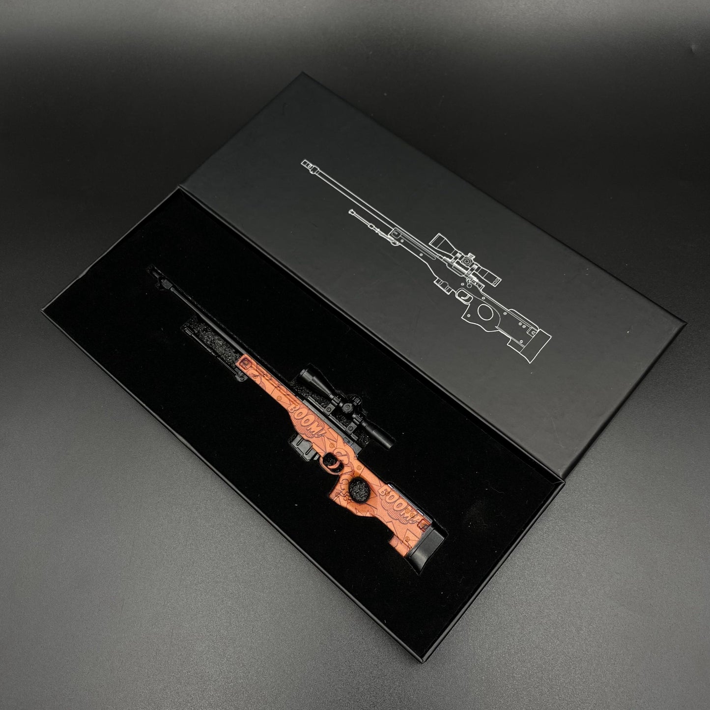 CS2 Game Peripheral - Tiny Gun BOOM AWP Metal Replica Game Prop Collectible