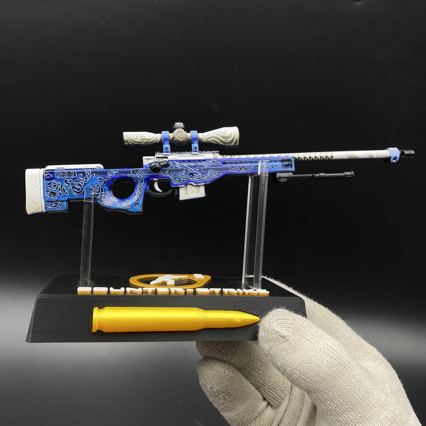 CS2 Game Peripheral - Tiny Gun Gungnir AWP Metal Replica Game Prop Collectible