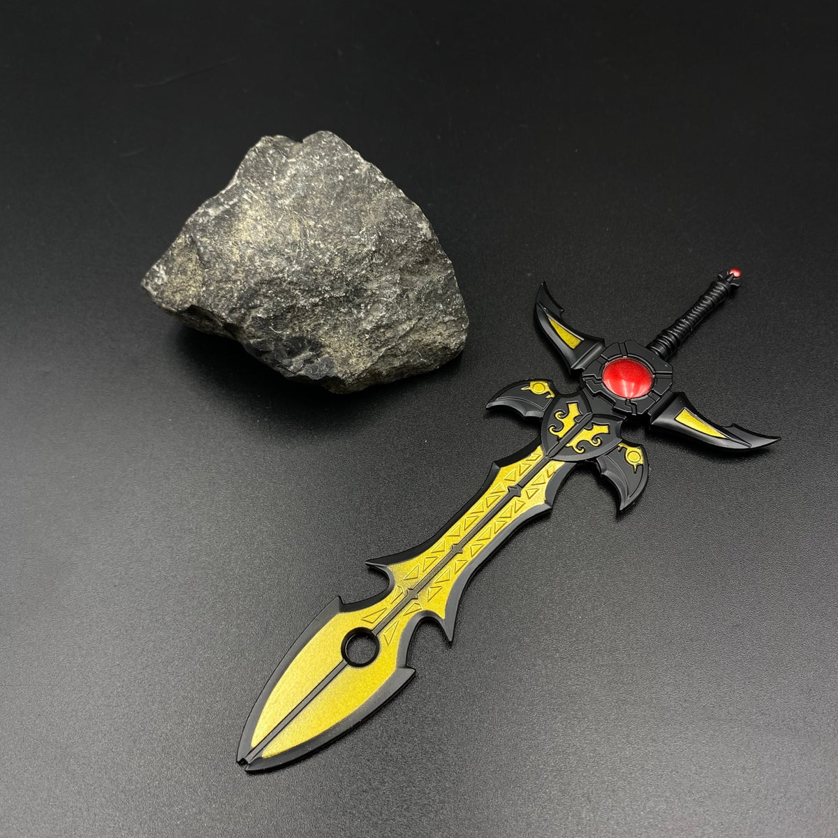 Aurora Sword from Armor Hero Alloy Mini Sword Replica Desk Decor Collectible