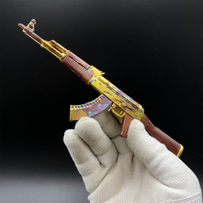 Hot Game CS2 AK47 Case Hardened Metal Replica Game Prop Collectible