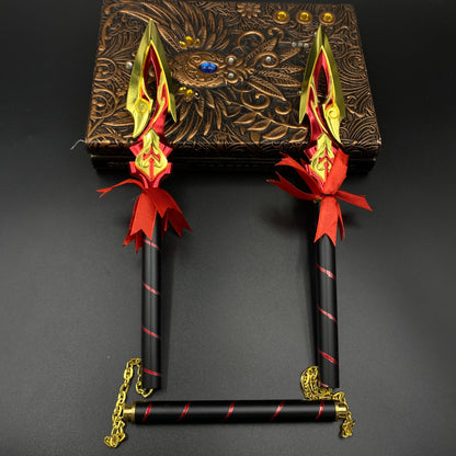 Valorant Long Xiang San Jie Spear Replica Chinese Dragon Spear Cosplay Prop