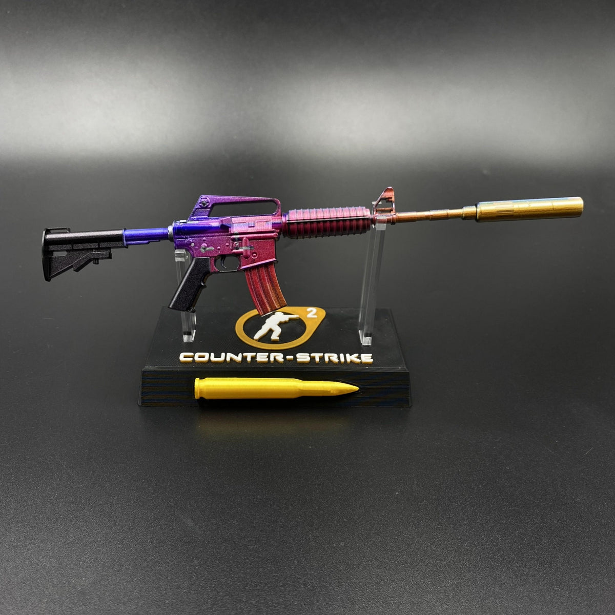 Hot Game CS Fade Tiny M4A1-S Metal Replica For Collectible