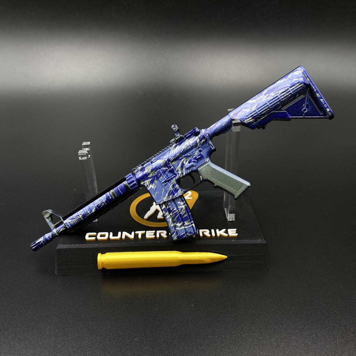 M4A4 Naval Shred Camo Gun CS2 Game Replica For Collectible