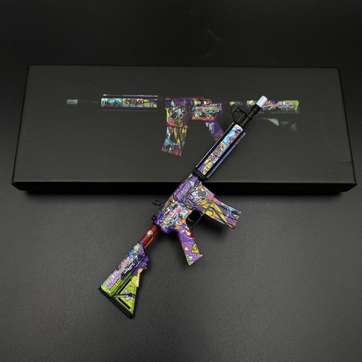 CS2 Hot Game Skin - M4A4 Gun Mini Metal Replica For Collectible