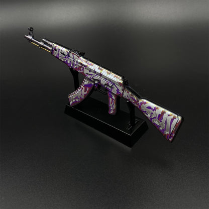Hot Game CS2 AK47 Head Shot Skin Metal Replica Game Prop Collectible