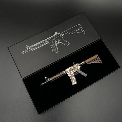 CS Game Skin M4A4 Desert Storm Mini Metal Game Replica For Collection