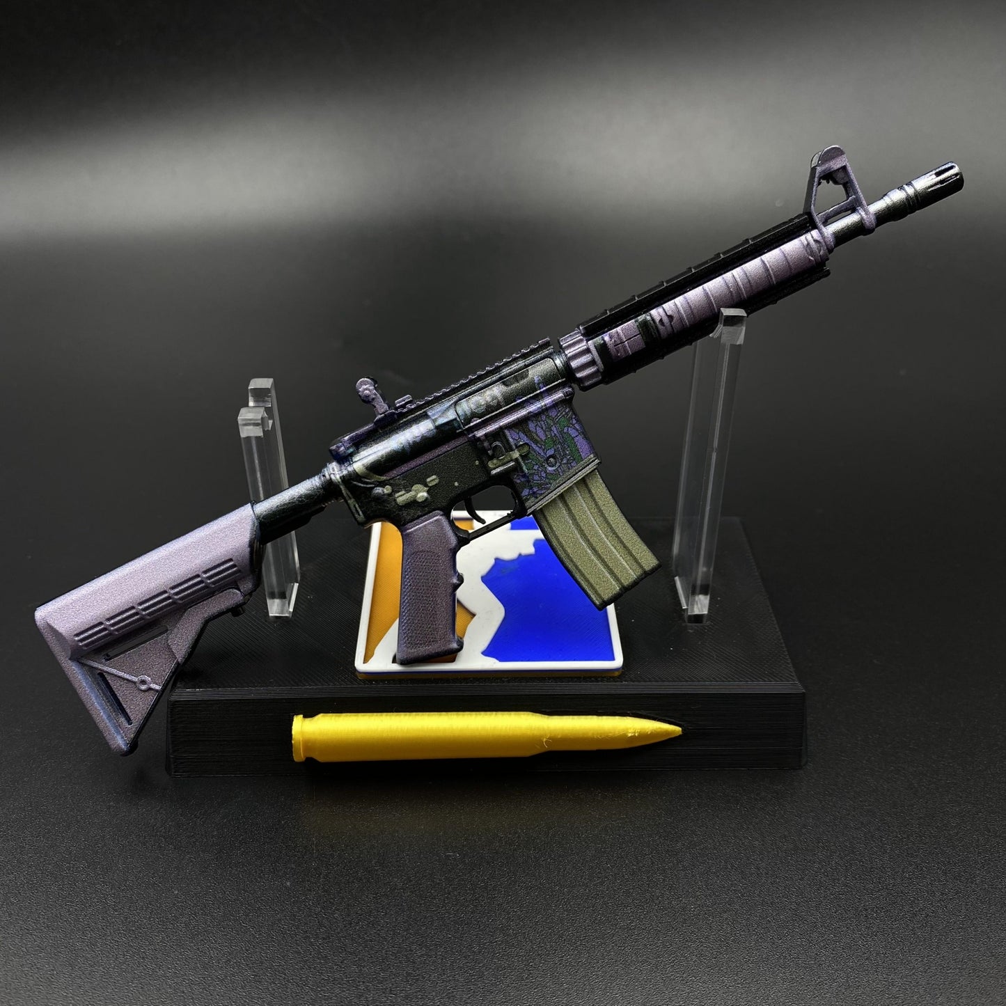 CS Game Skin M4A4 Polysoup Mini Metal Game Replica For Collection