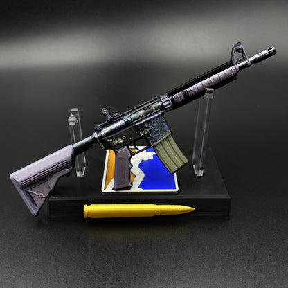 CS Game Skin M4A4 Polysoup Mini Metal Game Replica For Collection