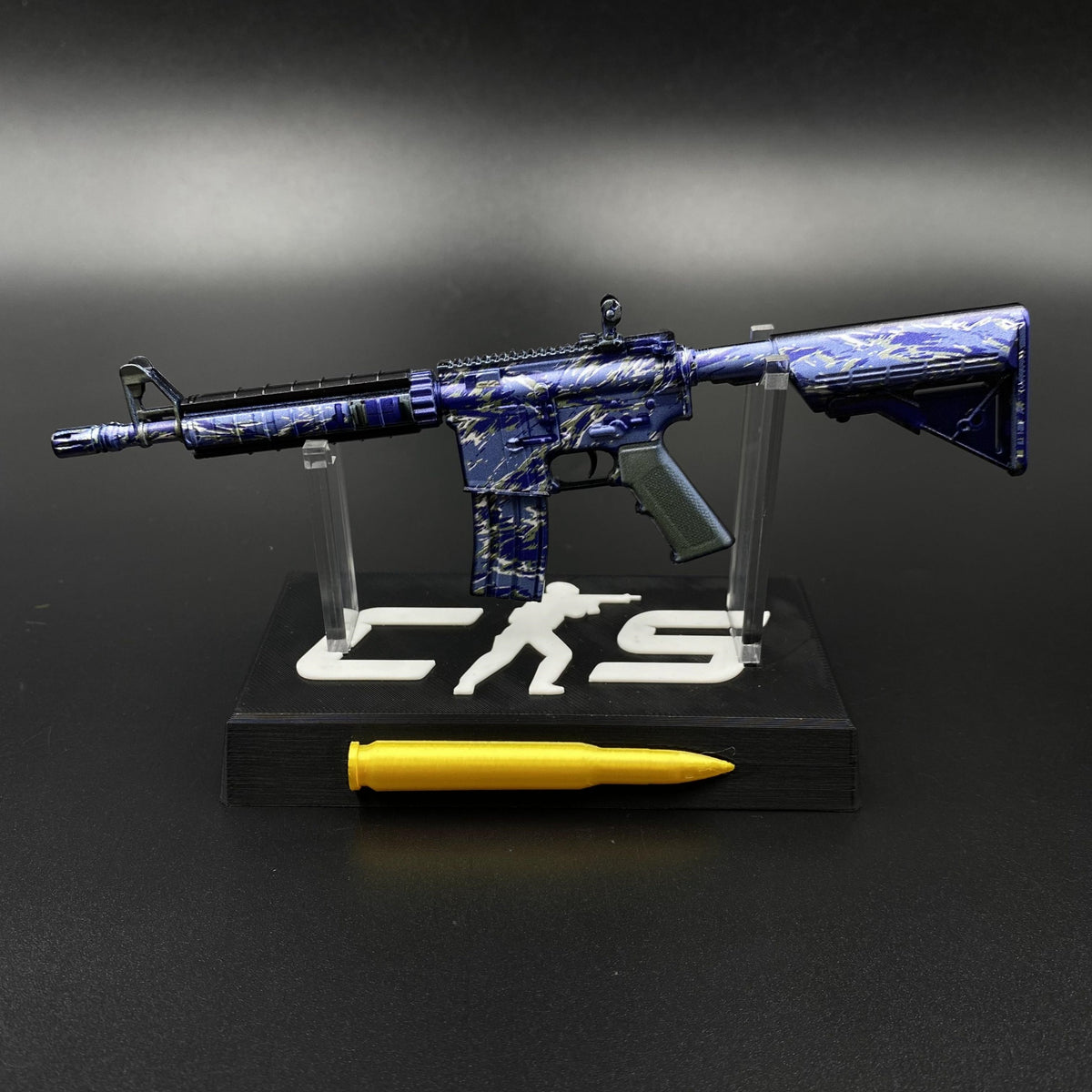 M4A4 Naval Shred Camo Gun CS2 Game Replica For Collectible