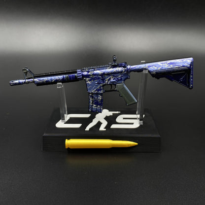 M4A4 Naval Shred Camo Gun CS2 Game Replica For Collectible