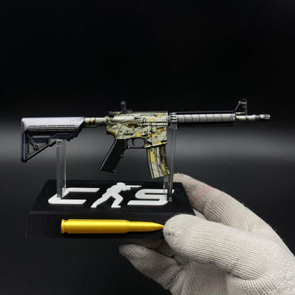 CS Hot Skin M4A4 Modern Hunter Mini Metal Replica For Collectible