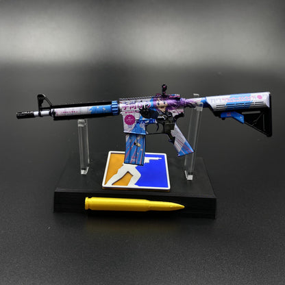 Hot Skin M4A4 Temukau Mini Game Replica Game Prop Collectible