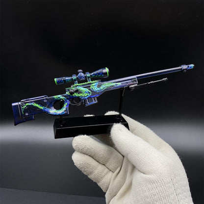 Metal AWP Atheris Mini Model Game Fan Art For Display